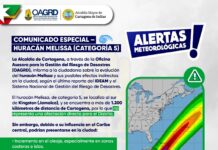 Parte de tranquilidad – Huracán Melissa (Categoría 5)
