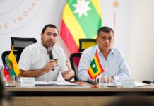 Alcalde Dumek Turbay y gobernador Yamil Arana ratifican trabajo conjunto para las Fiestas de Independencia y pavimentación de calles en Cartagena