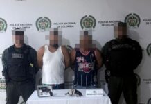 En operativos contra el porte ilegal de armas de fuego, fueron capturados “Juancho” y “Kike” con dos revolver