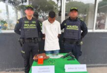 En rápida reacción policial fue capturado alias ‘Maicol’, luego de hurtar a una mujer prendas de oro, celular y dinero en efectivo