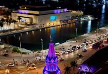 La Torre del Reloj de Cartagena se iluminará de púrpura y dorado este 9 y 10 de septiembre
