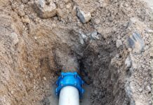 Aguas de Cartagena culmina reparación de fuga en Manga