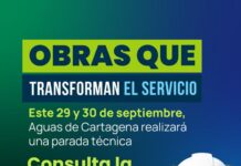 AGUAS DE CARTAGENA EJECUTARÁ 29 ACTIVIDADES CLAVE DURANTE PARADA TÉCNICA DEL 29 AL 30 DE SEPTIEMBRE