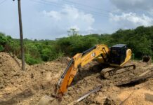 AGUAS DE CARTAGENA ALCANZA UN 85% DE AVANCE EN LA REPARACIÓN DE LA TUBERÍA DE 45 PULGADAS EN PASACABALLOS