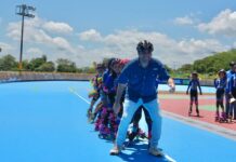 ¡Pista de lujo! Yamil Arana impulsa el patinaje en Simití con escenario deportivo de primer nivel