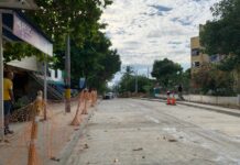 AGUAS DE CARTAGENA CULMINA OBRAS EN LA RED DE ALCANTARILLADO SANITARIO DE LA AVENIDA EL CONSULADO